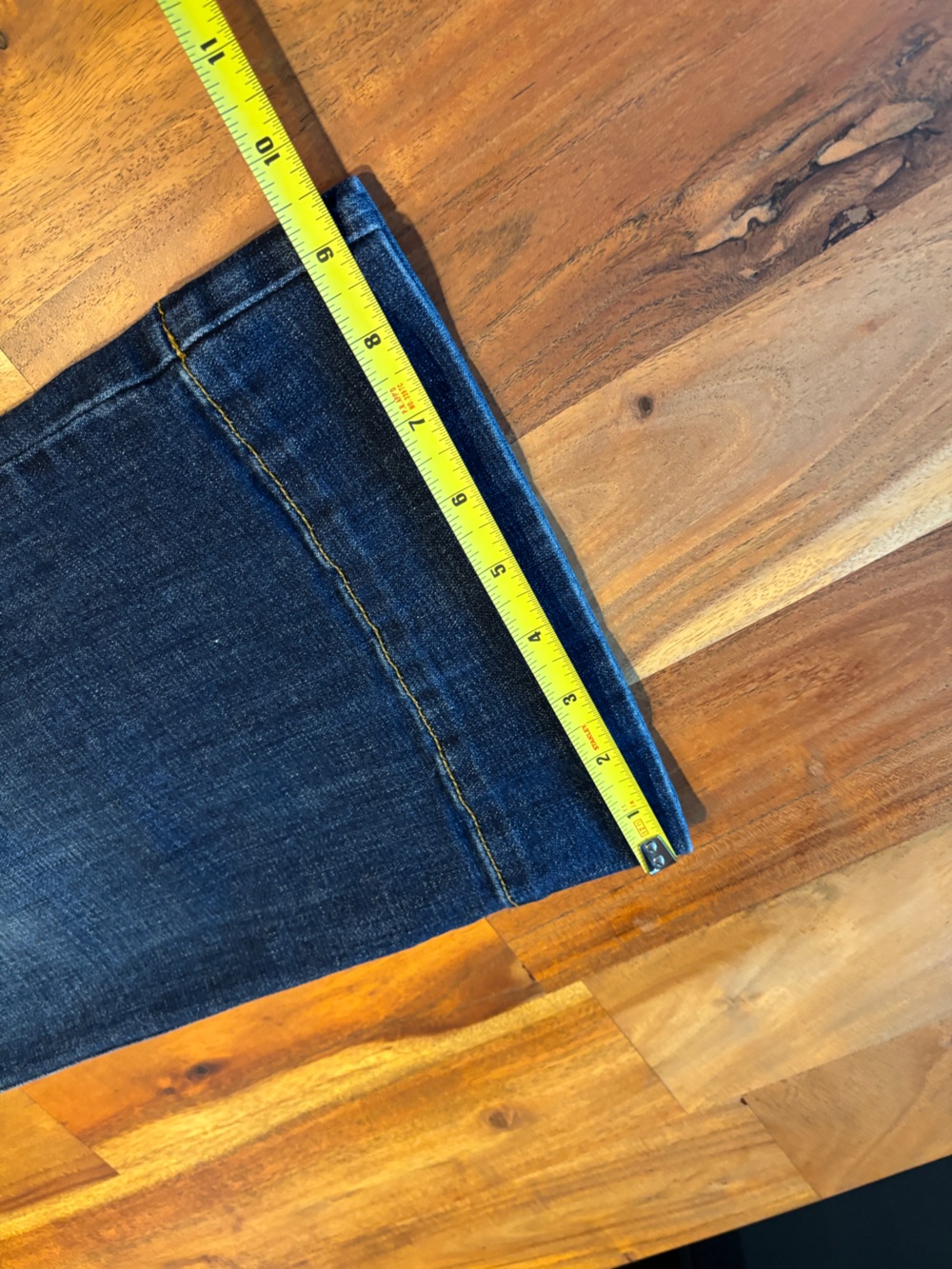 CAbi Wide Leg Patch Pocket Trouser Jeans Dark Wash - Size 6 - Picture 5 of 10